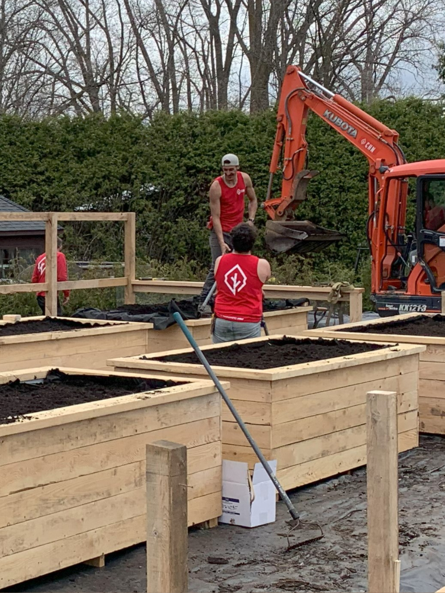 Construction d'une cuisine extérieure par CHN Patio